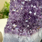 Extra Plus Quality Amethyst Cluster, Cement Base, 4.3 lbs & 6.8" Tall #5614 - 0122 - Brazil GemsBrazil GemsExtra Plus Quality Amethyst Cluster, Cement Base, 4.3 lbs & 6.8" Tall #5614 - 0122Clusters on Cement Bases5614 - 0122