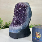 Extra Plus Quality Amethyst Cluster, Cement Base, 4.3 lbs & 6.8" Tall #5614 - 0122 - Brazil GemsBrazil GemsExtra Plus Quality Amethyst Cluster, Cement Base, 4.3 lbs & 6.8" Tall #5614 - 0122Clusters on Cement Bases5614 - 0122