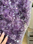 Extra Plus Quality Amethyst Clusters on Metal Stand, 161 lbs, 37" Tall #5491 - 0036 - Brazil GemsBrazil GemsExtra Plus Quality Amethyst Clusters on Metal Stand, 161 lbs, 37" Tall #5491 - 0036Clusters on Fixed Bases5491 - 0036