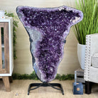 Extra Plus Quality Amethyst Clusters on Metal Stand, 161 lbs, 37" Tall #5491 - 0036 - Brazil GemsBrazil GemsExtra Plus Quality Amethyst Clusters on Metal Stand, 161 lbs, 37" Tall #5491 - 0036Clusters on Fixed Bases5491 - 0036