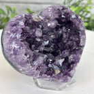 Extra Plus Quality Amethyst Heart Geode on an Acrylic Stand, 1.22 lbs & 3.2" Tall #5462-0058 by Brazil Gems - Brazil GemsBrazil GemsExtra Plus Quality Amethyst Heart Geode on an Acrylic Stand, 1.22 lbs & 3.2" Tall #5462-0058 by Brazil GemsHearts5462-0058