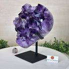 Extra Plus Quality Amethyst Heart Geode on stand, 10.4 lbs & 9.2" Tall #5463 - 0359 - Brazil GemsBrazil GemsExtra Plus Quality Amethyst Heart Geode on stand, 10.4 lbs & 9.2" Tall #5463 - 0359Hearts5463 - 0359