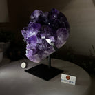 Extra Plus Quality Amethyst Heart Geode on stand, 10.4 lbs & 9.2" Tall #5463 - 0359 - Brazil GemsBrazil GemsExtra Plus Quality Amethyst Heart Geode on stand, 10.4 lbs & 9.2" Tall #5463 - 0359Hearts5463 - 0359