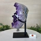 Extra Plus Quality Amethyst Heart Geode on stand, 11.3 lbs & 9.9" Tall #5463 - 0362 - Brazil GemsBrazil GemsExtra Plus Quality Amethyst Heart Geode on stand, 11.3 lbs & 9.9" Tall #5463 - 0362Hearts5463 - 0362