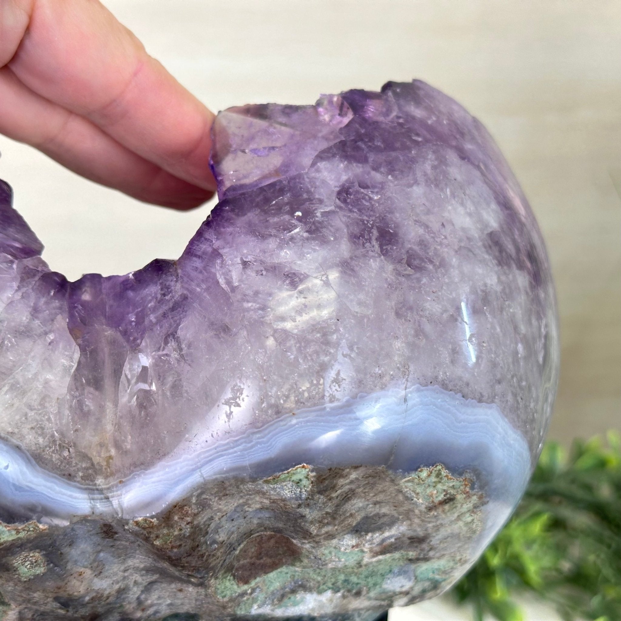 Extra Plus Quality Amethyst Heart Geode on stand, 11.3 lbs & 9.9" Tall #5463 - 0362 - Brazil GemsBrazil GemsExtra Plus Quality Amethyst Heart Geode on stand, 11.3 lbs & 9.9" Tall #5463 - 0362Hearts5463 - 0362