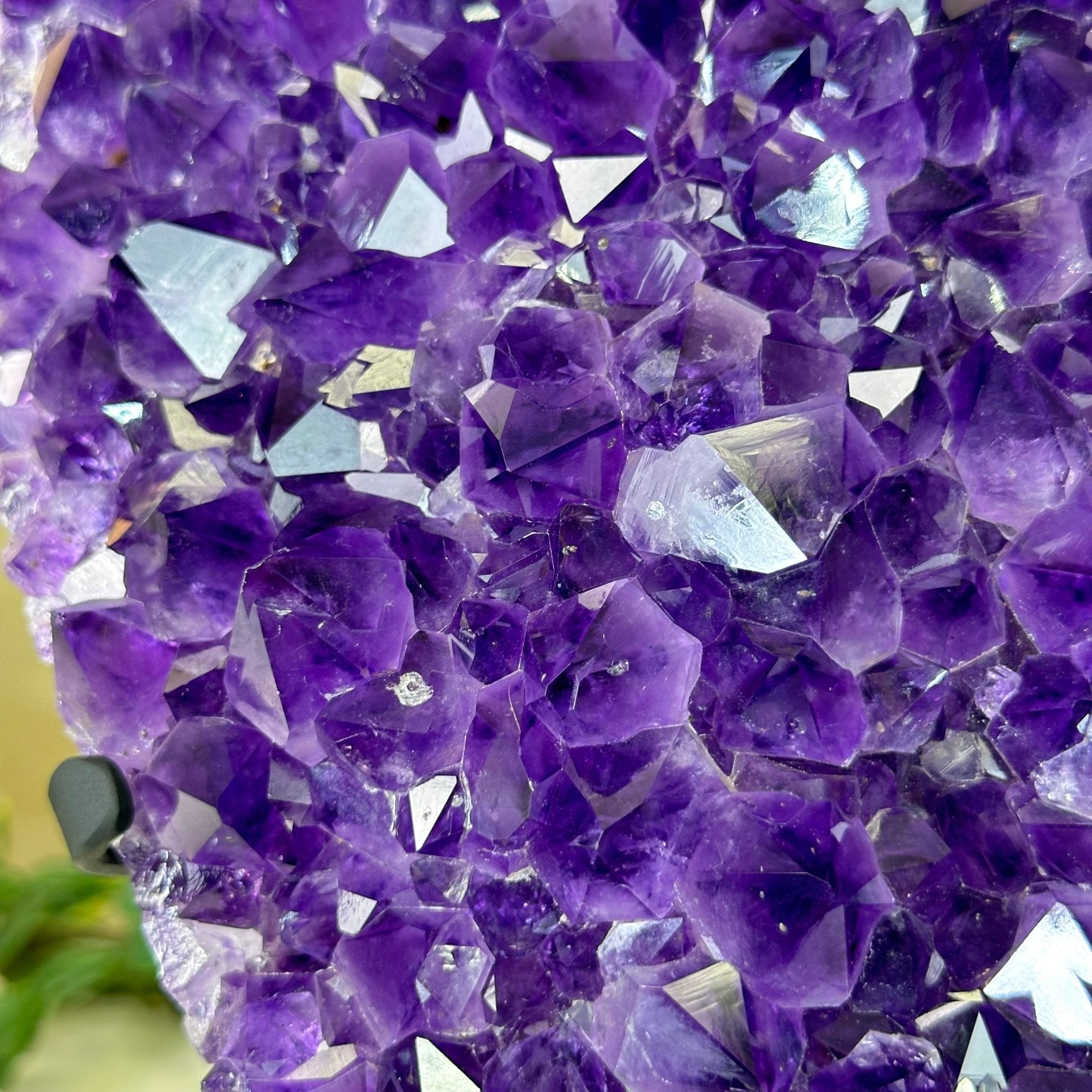 Extra Plus Quality Amethyst Heart Geode on stand, 11.8 lbs & 9.9" Tall #5463 - 0363 - Brazil GemsBrazil GemsExtra Plus Quality Amethyst Heart Geode on stand, 11.8 lbs & 9.9" Tall #5463 - 0363Hearts5463 - 0363