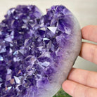 Extra Plus Quality Amethyst Heart Geode on stand, 11.8 lbs & 9.9" Tall #5463 - 0363 - Brazil GemsBrazil GemsExtra Plus Quality Amethyst Heart Geode on stand, 11.8 lbs & 9.9" Tall #5463 - 0363Hearts5463 - 0363