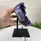 Extra Plus Quality Amethyst Heart Geode on stand, 7.7 lbs & 9" Tall #5463 - 0361 - Brazil GemsBrazil GemsExtra Plus Quality Amethyst Heart Geode on stand, 7.7 lbs & 9" Tall #5463 - 0361Hearts5463 - 0361