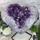 Extra Plus Quality Amethyst Heart Geode w/ metal stand, 88.6 lbs & 21" Tall #5463 - 0365 - Brazil GemsBrazil GemsExtra Plus Quality Amethyst Heart Geode w/ metal stand, 88.6 lbs & 21" Tall #5463 - 0365Hearts5463 - 0365