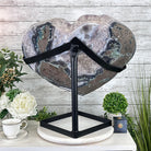 Extra Plus Quality Amethyst Heart Geode w/ metal stand, 88.6 lbs & 21" Tall #5463 - 0365 - Brazil GemsBrazil GemsExtra Plus Quality Amethyst Heart Geode w/ metal stand, 88.6 lbs & 21" Tall #5463 - 0365Hearts5463 - 0365