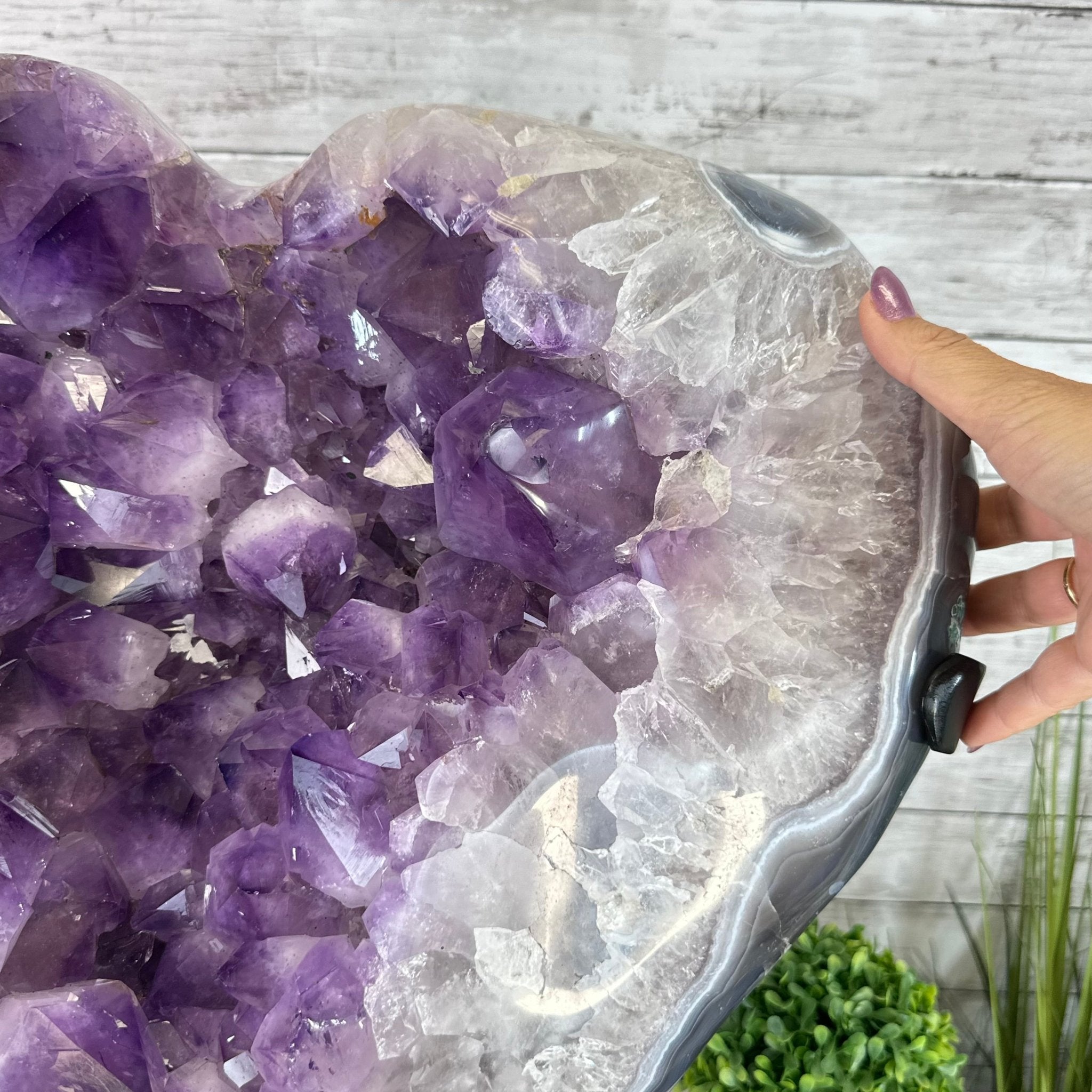 SUPER SALE!! Extra Large Carved Amethyst Heart Gemstone Puffy Heart Crystal Amethyst popular Heart