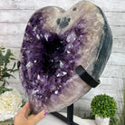 Extra Plus Quality Amethyst Heart Geode w/ metal stand, 999 lbs & 999" Tall #5463 - 0366 - Brazil GemsBrazil GemsExtra Plus Quality Amethyst Heart Geode w/ metal stand, 999 lbs & 999" Tall #5463 - 0366Hearts5463 - 0366