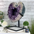 Extra Plus Quality Amethyst Heart Geode w/ metal stand, 999 lbs & 999" Tall #5463 - 0366 - Brazil GemsBrazil GemsExtra Plus Quality Amethyst Heart Geode w/ metal stand, 999 lbs & 999" Tall #5463 - 0366Hearts5463 - 0366