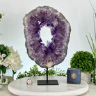 Extra Plus Quality Amethyst Portal, 10.7 lbs & 14.4" Tall #5606 - 0120 - Brazil GemsBrazil GemsExtra Plus Quality Amethyst Portal, 10.7 lbs & 14.4" Tall #5606 - 0120Portals on Fixed Bases5606 - 0120