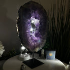 Extra Plus Quality Amethyst Portal, 10.7 lbs & 14.4" Tall #5606 - 0120 - Brazil GemsBrazil GemsExtra Plus Quality Amethyst Portal, 10.7 lbs & 14.4" Tall #5606 - 0120Portals on Fixed Bases5606 - 0120