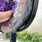 Extra Plus Quality Amethyst Portal, Metal Stand, 25.2 lbs & 17" Tall #5604 - 0113 - Brazil GemsBrazil GemsExtra Plus Quality Amethyst Portal, Metal Stand, 25.2 lbs & 17" Tall #5604 - 0113Portals on Rotating Bases5604 - 0113