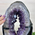 Extra Plus Quality Amethyst Portal, Metal Stand, 25.2 lbs & 17" Tall #5604 - 0113 - Brazil GemsBrazil GemsExtra Plus Quality Amethyst Portal, Metal Stand, 25.2 lbs & 17" Tall #5604 - 0113Portals on Rotating Bases5604 - 0113