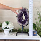 Extra Plus Quality Amethyst Portal, Metal Stand, 25.2 lbs & 17" Tall #5604 - 0113 - Brazil GemsBrazil GemsExtra Plus Quality Amethyst Portal, Metal Stand, 25.2 lbs & 17" Tall #5604 - 0113Portals on Rotating Bases5604 - 0113