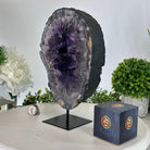 Extra Plus Quality Amethyst Portal on Metal Stand, 6.6 lbs & 10.4" Tall #5606 - 0112 - Brazil GemsBrazil GemsExtra Plus Quality Amethyst Portal on Metal Stand, 6.6 lbs & 10.4" Tall #5606 - 0112Portals on Fixed Bases5606 - 0112