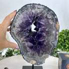 Extra Plus Quality Amethyst Portal on Metal Stand, 6.6 lbs & 10.4" Tall #5606 - 0112 - Brazil GemsBrazil GemsExtra Plus Quality Amethyst Portal on Metal Stand, 6.6 lbs & 10.4" Tall #5606 - 0112Portals on Fixed Bases5606 - 0112