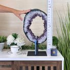 Extra Plus Quality Amethyst Portal, Rotating Stand, 20.1 lbs & 18.7" Tall #5604 - 0142 - Brazil GemsBrazil GemsExtra Plus Quality Amethyst Portal, Rotating Stand, 20.1 lbs & 18.7" Tall #5604 - 0142Portals on Rotating Bases5604 - 0142