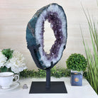 Extra Plus Quality Amethyst Portal, Rotating Stand, 20.1 lbs & 18.7" Tall #5604 - 0142 - Brazil GemsBrazil GemsExtra Plus Quality Amethyst Portal, Rotating Stand, 20.1 lbs & 18.7" Tall #5604 - 0142Portals on Rotating Bases5604 - 0142