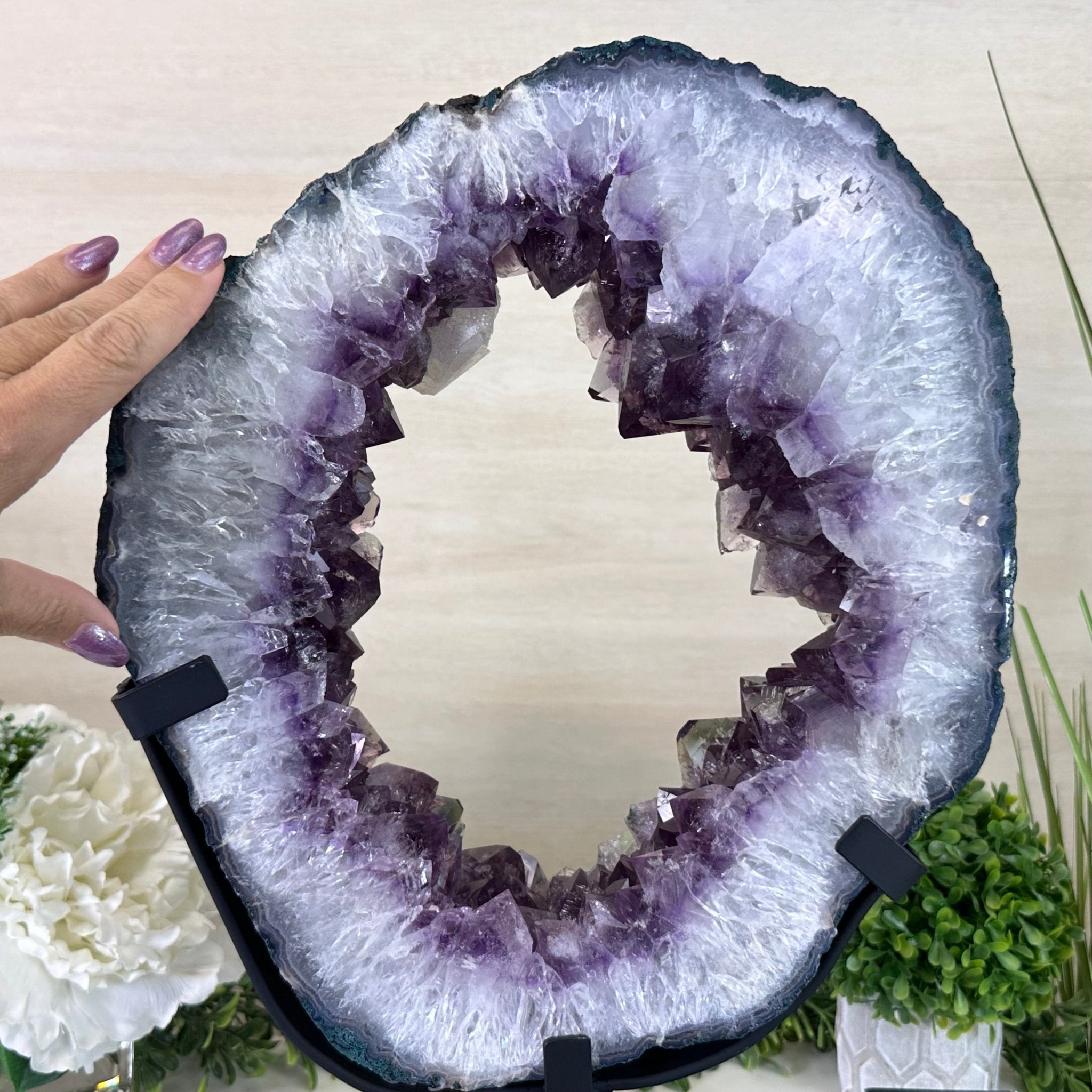 Amethyst Portal on a Rotating Stand by Brazil Gems® #5604-0143