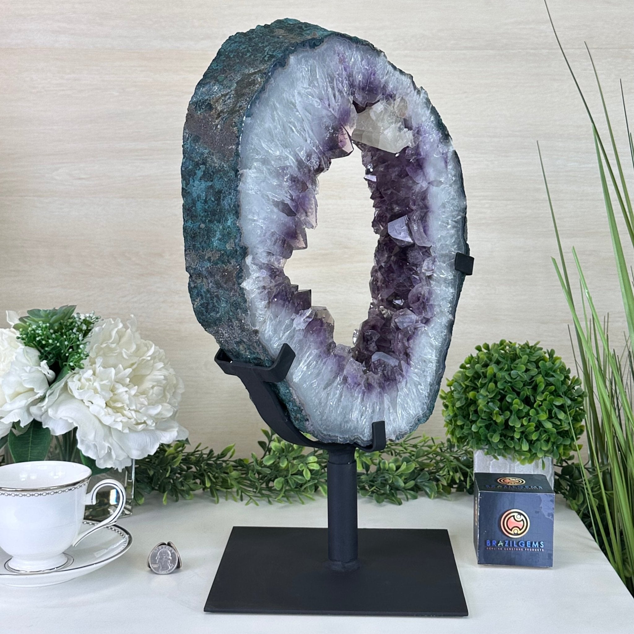 Amethyst XL Amethyst Cluster with Phantom Zoning – Congo 23 lbs, 12.5