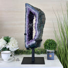 Extra Plus Quality Amethyst Portal, Rotating Stand, 20.8 lbs & 20.5" Tall #5604 - 0144 - Brazil GemsBrazil GemsExtra Plus Quality Amethyst Portal, Rotating Stand, 20.8 lbs & 20.5" Tall #5604 - 0144Portals on Rotating Bases5604 - 0144