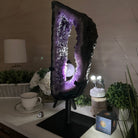 Extra Plus Quality Amethyst Portal, Rotating Stand, 20.8 lbs & 20.5" Tall #5604 - 0144 - Brazil GemsBrazil GemsExtra Plus Quality Amethyst Portal, Rotating Stand, 20.8 lbs & 20.5" Tall #5604 - 0144Portals on Rotating Bases5604 - 0144