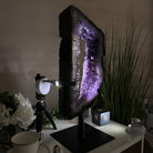 Extra Plus Quality Amethyst Portal, Rotating Stand, 20.8 lbs & 20.5" Tall #5604 - 0144 - Brazil GemsBrazil GemsExtra Plus Quality Amethyst Portal, Rotating Stand, 20.8 lbs & 20.5" Tall #5604 - 0144Portals on Rotating Bases5604 - 0144