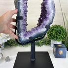 Extra Plus Quality Amethyst Portal, Rotating Stand, 20.8 lbs & 20.5" Tall #5604 - 0144 - Brazil GemsBrazil GemsExtra Plus Quality Amethyst Portal, Rotating Stand, 20.8 lbs & 20.5" Tall #5604 - 0144Portals on Rotating Bases5604 - 0144