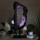 Extra Plus Quality Amethyst Portal, Rotating Stand, 20.8 lbs & 20.5" Tall #5604 - 0144 - Brazil GemsBrazil GemsExtra Plus Quality Amethyst Portal, Rotating Stand, 20.8 lbs & 20.5" Tall #5604 - 0144Portals on Rotating Bases5604 - 0144