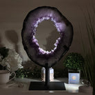 Extra Plus Quality Amethyst Portal, Rotating Stand, 21.1 lbs & 17.9" Tall #5604 - 0145 - Brazil GemsBrazil GemsExtra Plus Quality Amethyst Portal, Rotating Stand, 21.1 lbs & 17.9" Tall #5604 - 0145Portals on Rotating Bases5604 - 0145