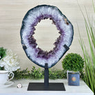 Extra Plus Quality Amethyst Portal, Rotating Stand, 21.1 lbs & 17.9" Tall #5604 - 0145 - Brazil GemsBrazil GemsExtra Plus Quality Amethyst Portal, Rotating Stand, 21.1 lbs & 17.9" Tall #5604 - 0145Portals on Rotating Bases5604 - 0145