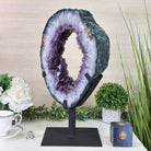 Extra Plus Quality Amethyst Portal, Rotating Stand, 21.1 lbs & 17.9" Tall #5604 - 0145 - Brazil GemsBrazil GemsExtra Plus Quality Amethyst Portal, Rotating Stand, 21.1 lbs & 17.9" Tall #5604 - 0145Portals on Rotating Bases5604 - 0145