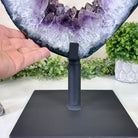 Extra Plus Quality Amethyst Portal, Rotating Stand, 21.1 lbs & 17.9" Tall #5604 - 0145 - Brazil GemsBrazil GemsExtra Plus Quality Amethyst Portal, Rotating Stand, 21.1 lbs & 17.9" Tall #5604 - 0145Portals on Rotating Bases5604 - 0145