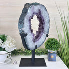 Extra Plus Quality Amethyst Portal, Rotating Stand, 23.3 lbs & 18.4" Tall #5604 - 0146 - Brazil GemsBrazil GemsExtra Plus Quality Amethyst Portal, Rotating Stand, 23.3 lbs & 18.4" Tall #5604 - 0146Portals on Rotating Bases5604 - 0146