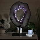 Extra Plus Quality Amethyst Portal, Rotating Stand, 23.3 lbs & 18.4" Tall #5604 - 0146 - Brazil GemsBrazil GemsExtra Plus Quality Amethyst Portal, Rotating Stand, 23.3 lbs & 18.4" Tall #5604 - 0146Portals on Rotating Bases5604 - 0146