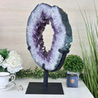 Extra Plus Quality Amethyst Portal, Rotating Stand, 23.3 lbs & 18.4" Tall #5604 - 0146 - Brazil GemsBrazil GemsExtra Plus Quality Amethyst Portal, Rotating Stand, 23.3 lbs & 18.4" Tall #5604 - 0146Portals on Rotating Bases5604 - 0146