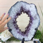 Extra Plus Quality Amethyst Portal, Rotating Stand, 23.3 lbs & 18.4" Tall #5604 - 0146 - Brazil GemsBrazil GemsExtra Plus Quality Amethyst Portal, Rotating Stand, 23.3 lbs & 18.4" Tall #5604 - 0146Portals on Rotating Bases5604 - 0146