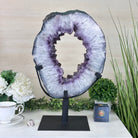 Extra Plus Quality Amethyst Portal, Rotating Stand, 23.3 lbs & 18.4" Tall #5604 - 0146 - Brazil GemsBrazil GemsExtra Plus Quality Amethyst Portal, Rotating Stand, 23.3 lbs & 18.4" Tall #5604 - 0146Portals on Rotating Bases5604 - 0146