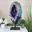 Extra Plus Quality Amethyst Portal, Rotating Stand, 38.5 lbs & 22.2" Tall #5604 - 0148 - Brazil GemsBrazil GemsExtra Plus Quality Amethyst Portal, Rotating Stand, 38.5 lbs & 22.2" Tall #5604 - 0148Portals on Rotating Bases5604 - 0148