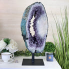 Extra Plus Quality Amethyst Portal, Rotating Stand, 38.5 lbs & 22.2" Tall #5604 - 0148 - Brazil GemsBrazil GemsExtra Plus Quality Amethyst Portal, Rotating Stand, 38.5 lbs & 22.2" Tall #5604 - 0148Portals on Rotating Bases5604 - 0148