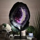 Extra Plus Quality Amethyst Portal, Rotating Stand, 38.5 lbs & 22.2" Tall #5604 - 0148 - Brazil GemsBrazil GemsExtra Plus Quality Amethyst Portal, Rotating Stand, 38.5 lbs & 22.2" Tall #5604 - 0148Portals on Rotating Bases5604 - 0148