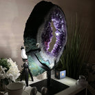 Extra Plus Quality Amethyst Portal, Rotating Stand, 38.5 lbs & 22.2" Tall #5604 - 0148 - Brazil GemsBrazil GemsExtra Plus Quality Amethyst Portal, Rotating Stand, 38.5 lbs & 22.2" Tall #5604 - 0148Portals on Rotating Bases5604 - 0148