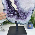 Extra Plus Quality Amethyst Portal, Rotating Stand, 38.5 lbs & 22.2" Tall #5604 - 0148 - Brazil GemsBrazil GemsExtra Plus Quality Amethyst Portal, Rotating Stand, 38.5 lbs & 22.2" Tall #5604 - 0148Portals on Rotating Bases5604 - 0148