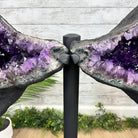 Extra Plus Quality Amethyst Wings on a Metal Stand, 174.2 lbs, 34.75" Tall #5493-0036 - Brazil GemsBrazil GemsExtra Plus Quality Amethyst Wings on a Metal Stand, 174.2 lbs, 34.75" Tall #5493-0036Amethyst Butterfly Wings5493-0036