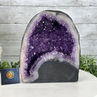 Extra Plus Quality Brazilian Amethyst Cathedral, 15.2 lbs & 9.25" Tall, Model #5601-0968 by Brazil Gems - Brazil GemsBrazil GemsExtra Plus Quality Brazilian Amethyst Cathedral, 15.2 lbs & 9.25" Tall, Model #5601-0968 by Brazil GemsCathedrals5601-0968