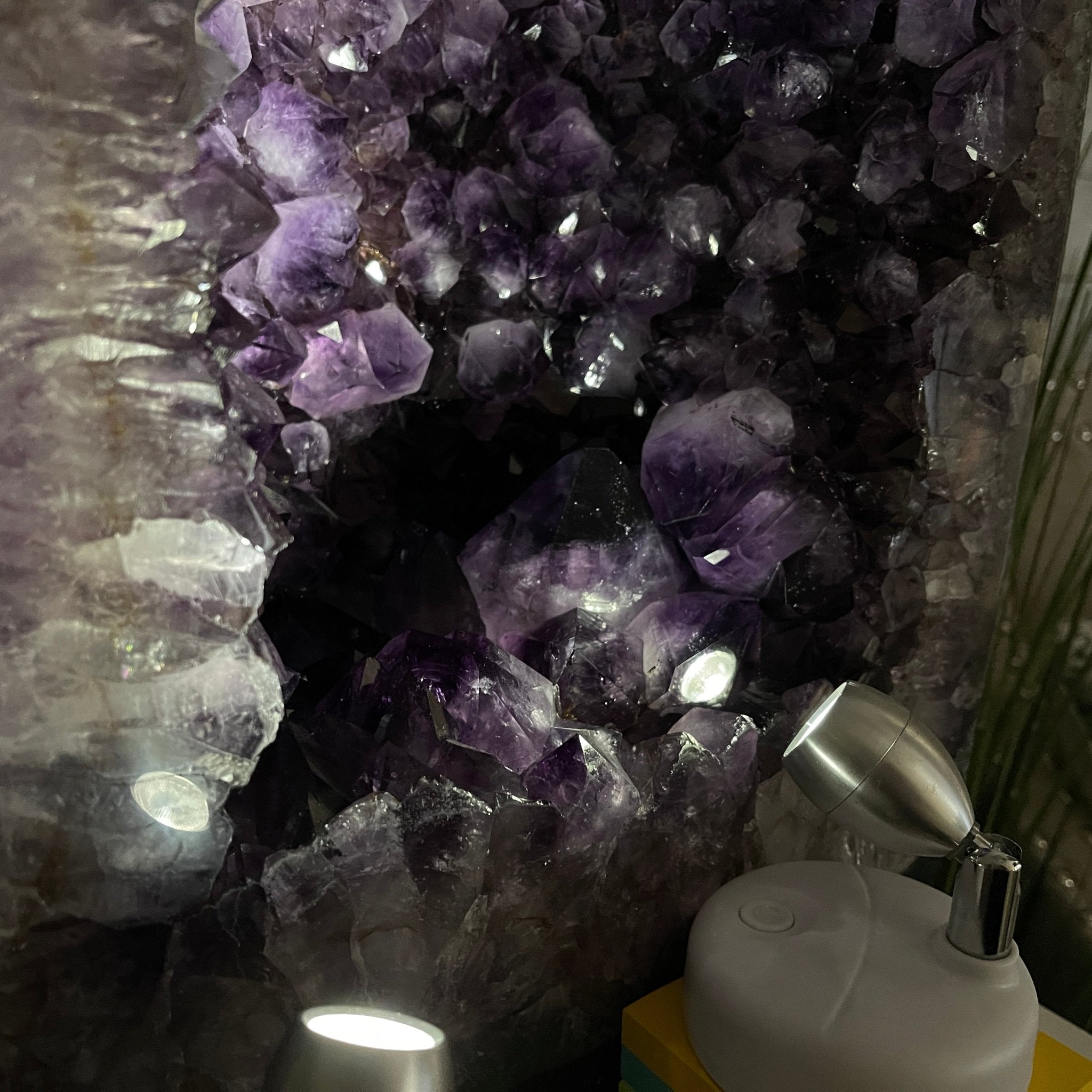 Extra Plus Quality Brazilian Amethyst Cathedral, 16” tall & 78.9 lbs #5601-0539 by Brazil Gems - Brazil GemsBrazil GemsExtra Plus Quality Brazilian Amethyst Cathedral, 16” tall & 78.9 lbs #5601-0539 by Brazil GemsCathedrals5601-0539